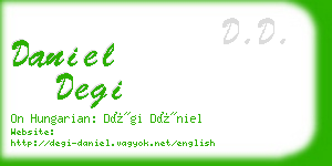 daniel degi business card